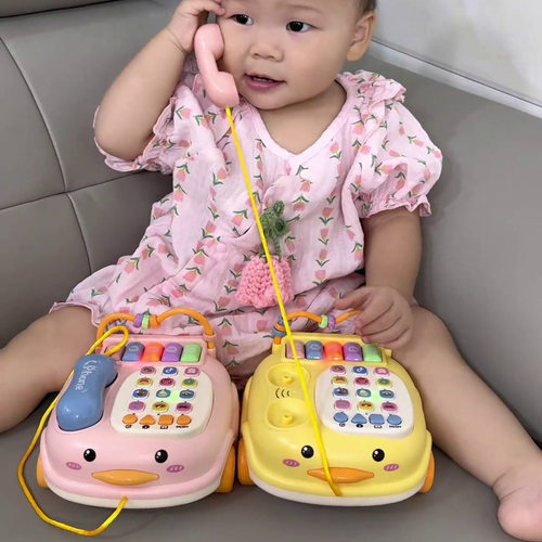 爆款儿童玩具仿真电话座机婴幼儿益智学习机多功能早教玩具故事机