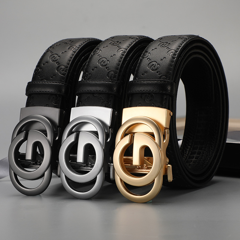皮带男士商务休闲年轻人腰带时尚简约字母自动扣裤带青年潮流简约,服饰配件/皮带/帽子/围巾,腰带/皮带/腰链,淘宝优惠券,粉丝福利购,淘宝优惠卷