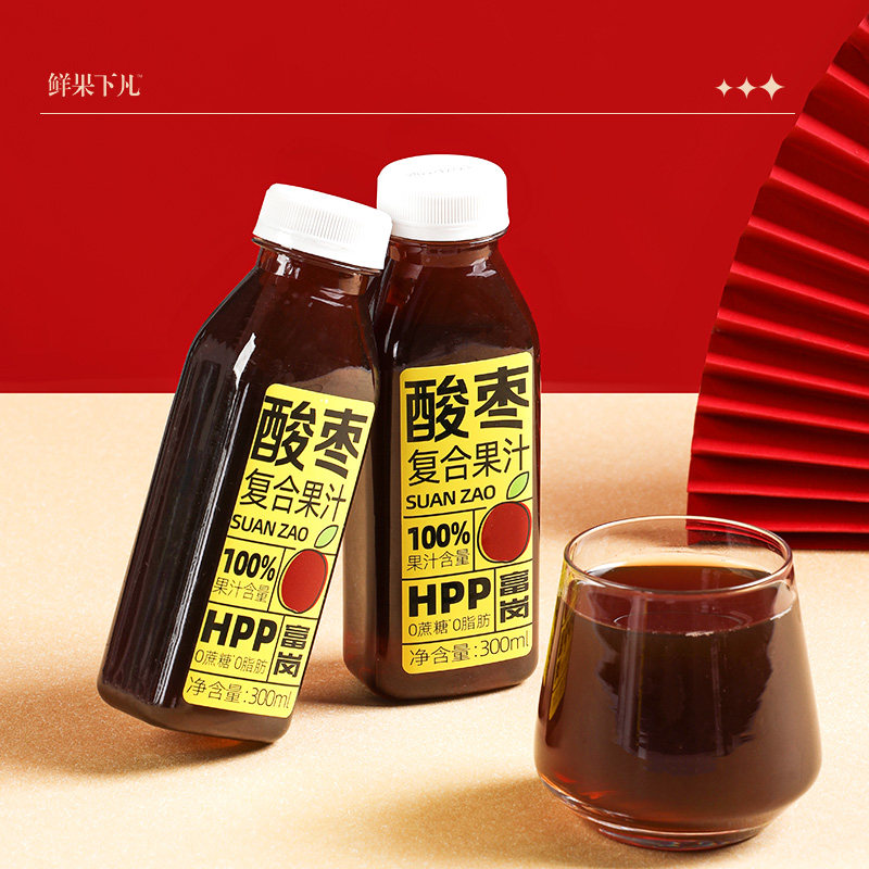 鲜果下凡复合果汁0蔗糖0脂肪