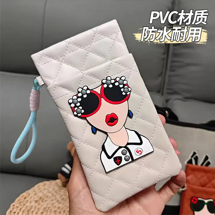 个性双层墨镜袋可挂包旅行收纳盒