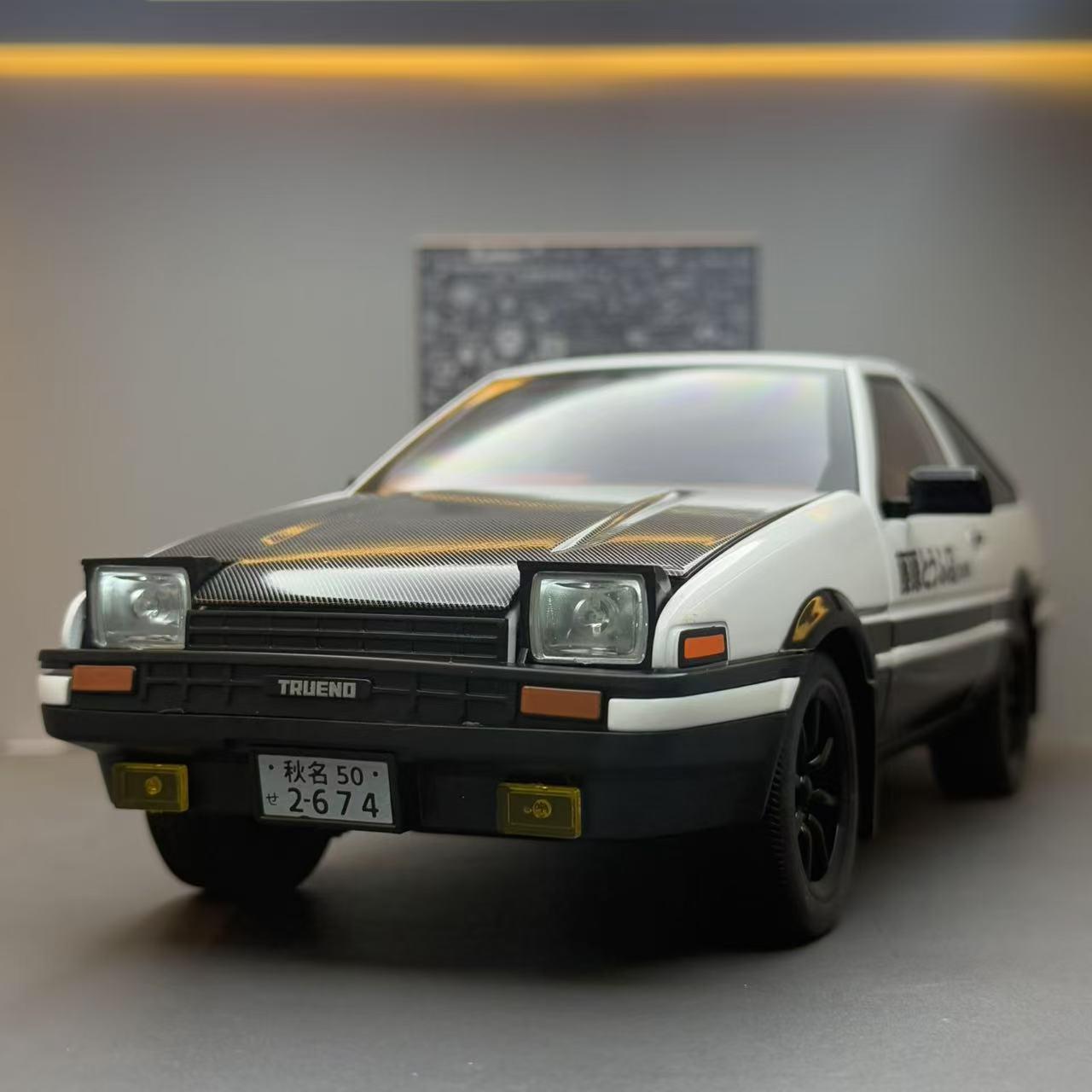118丰田AE86合金汽车模型玩具车
