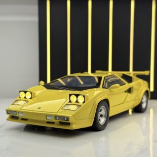 兰博基尼康塔什LP500S合金跑车模型1:24灯光音效收藏摆件玩具礼物
