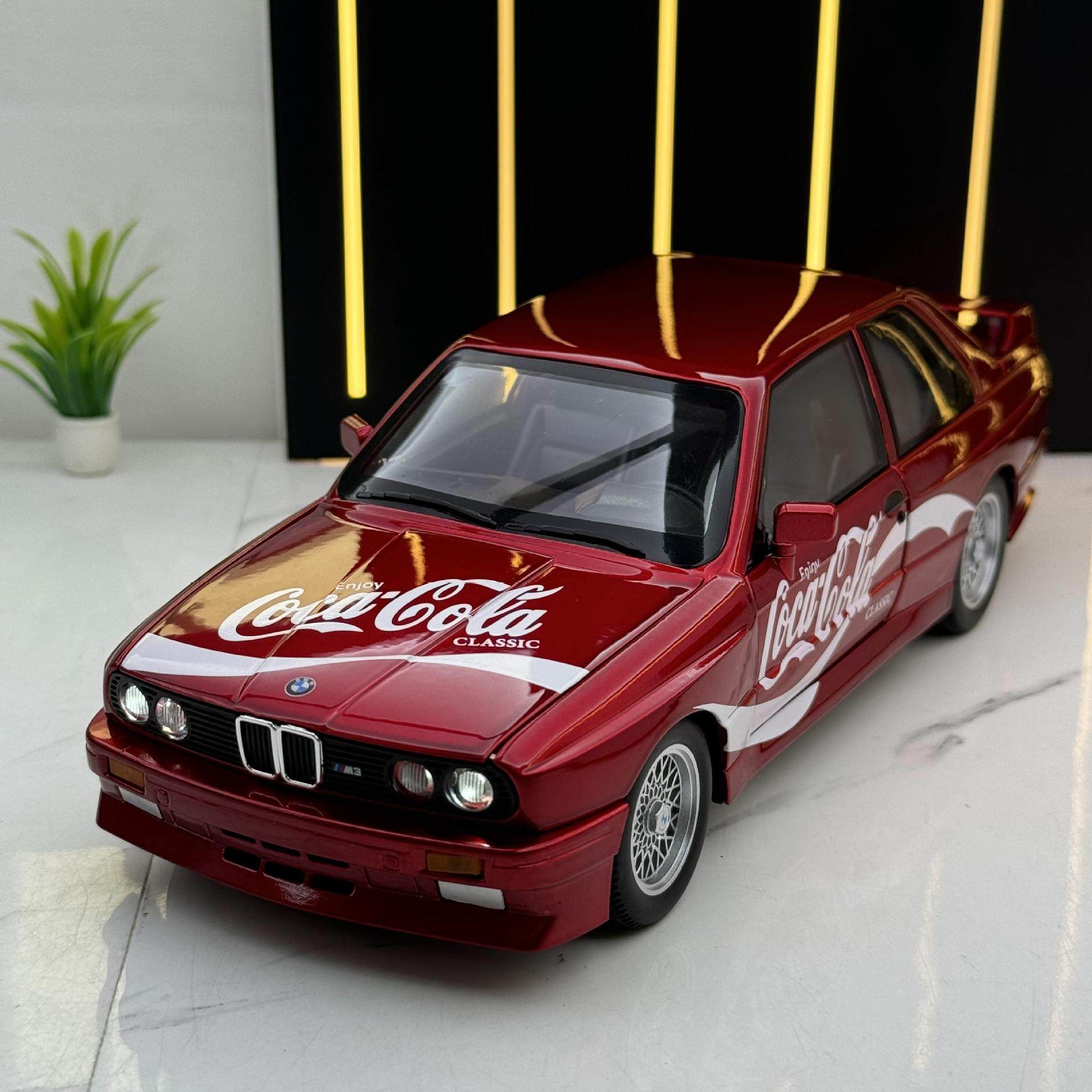 宝马M3可乐版合金跑车模型玩具车