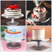 set Accessories Turntable 6Pcs Cake Decoration Set Rotating