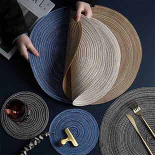 nordic style handmade ramie placemats home insulation