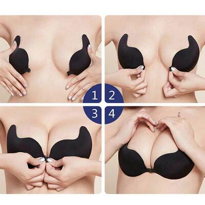 Backless Strapless Push up Bra Adhesive Stick On Magic Gel