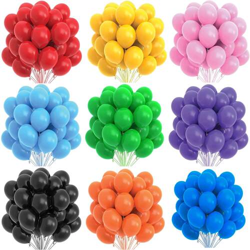 10/20pcs10/12inch Gold Black Pink Latex Balloons Birthday Pa