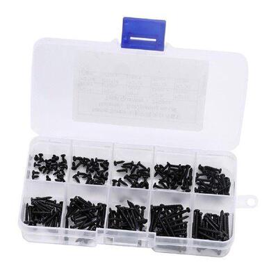 250Pieces M2 Self Tapping Screw Cross Countersunk Head Wood