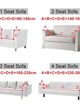 Waterproof L Shape Corner Sofa Cover 1/2/3/4 Seaters Jacquar