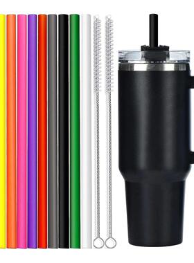 12 Pack Color Replacement Straws for 30/40 oz Tumble