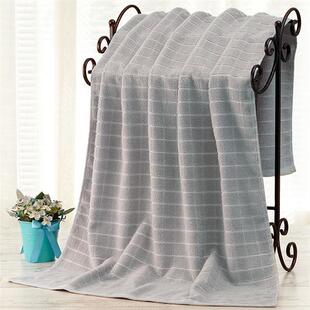 pure cotton bath towel absorbent plain color men and women