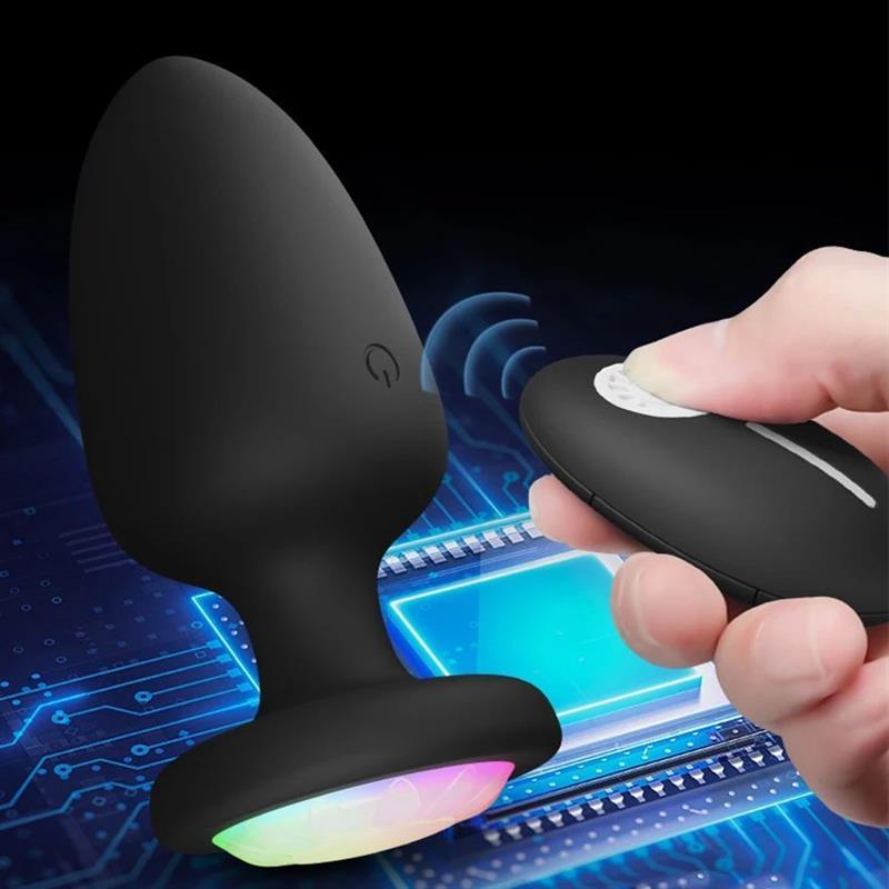 Vibrating Plug Remote Control Vibrator Anal Butt Plugs Male