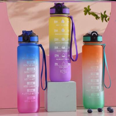 1000ML Outdoor water bottle Sports cup Gym shake cup