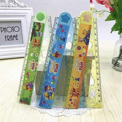 Cute cartoon 30cm folding ruler for boys and girls children
