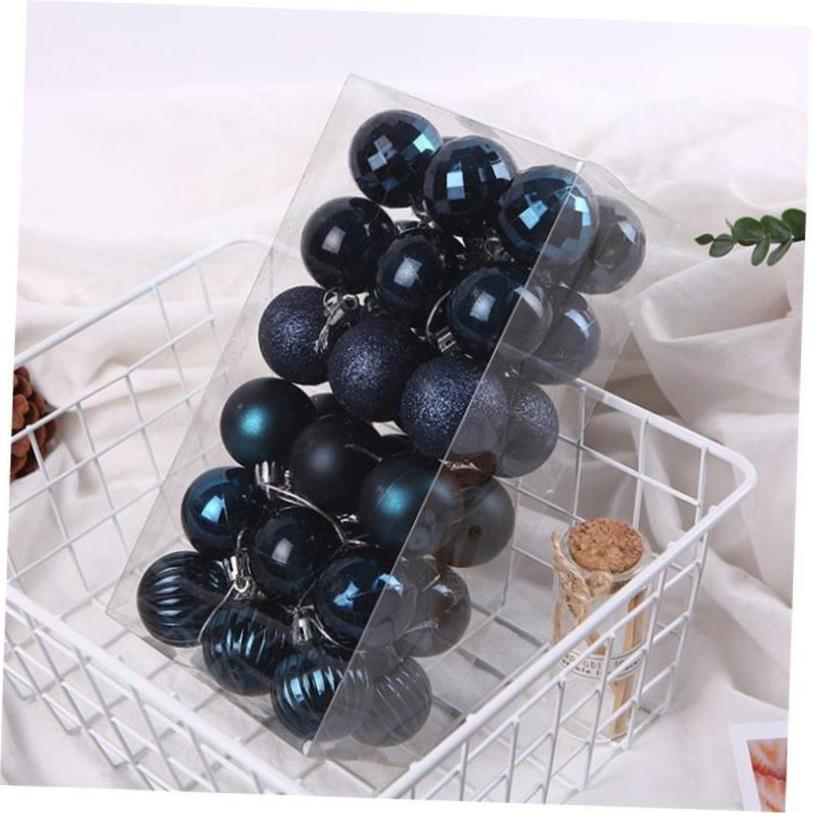 36PCS Christmas balls set 4cm Christmas decorations圣诞球