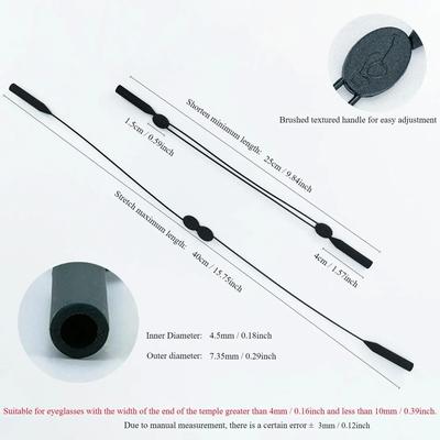 5pcs Adjustable Non-Slip Eyeglass Strap for Men and Women -
