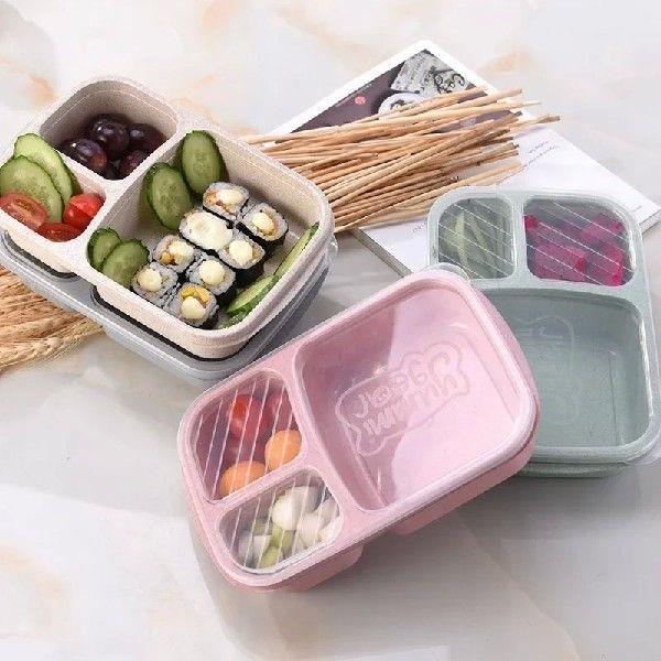 Separate Bento Box Portable Food Storage Lunchbox Leakproof