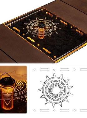 1Pc Acrylic Unit Board Portable Transparent Tabletop