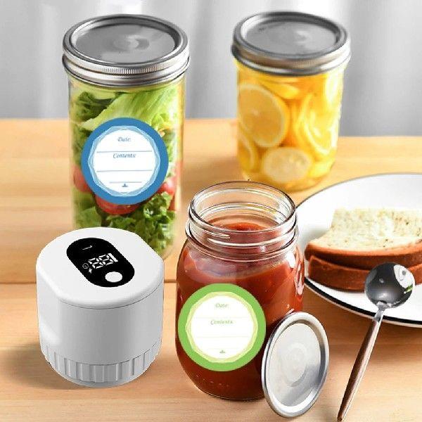 Jar Vacuum Sealer 10Jar Lids Electric Jar Vacuum Sealer Kit