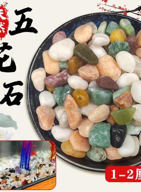 Fish tank bonsai natural stones rocks beads aquarium decor