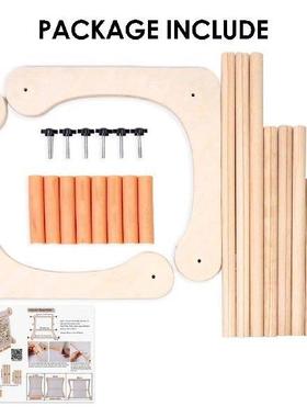 Embroidery Stand Embroidery Scroll Frame Adjustable Wooden