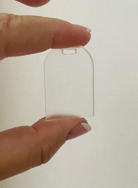 Blank Acrylic Wedding Place Name Tag with Hole,Arched Guest