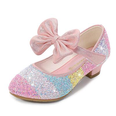 Girls Leather Shoes Princess Shoes Children Shoes round-Toe