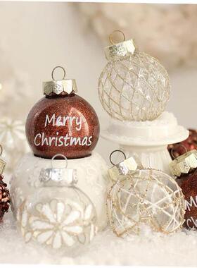 6cm/25pcs Christmas Decorations Coffee Boutique PET BALL