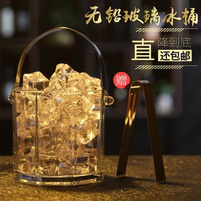 new glass insulated wine beer ice bucket champagne bucket