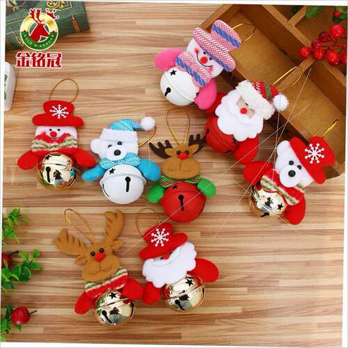 Christmas tree pendant bell Christmas holiday decoration