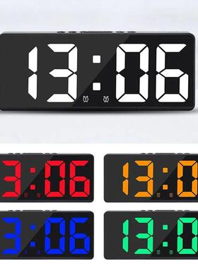 LED Digital Electronic Clock Backlight Large Number Alarm Cl
