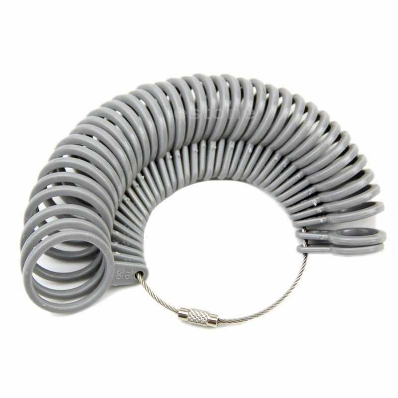 Finger Ring Sizer Measure Gauge Size Basic Jewelry Tool Plas
