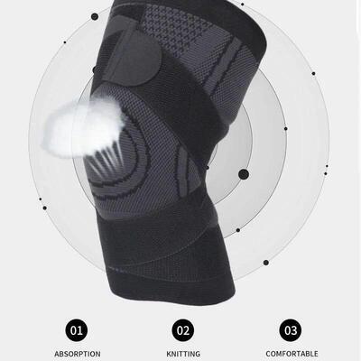 Band compression exercise, fitness knee pads, running, mount