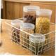 storage container box kitchen bean plastic can bottle food