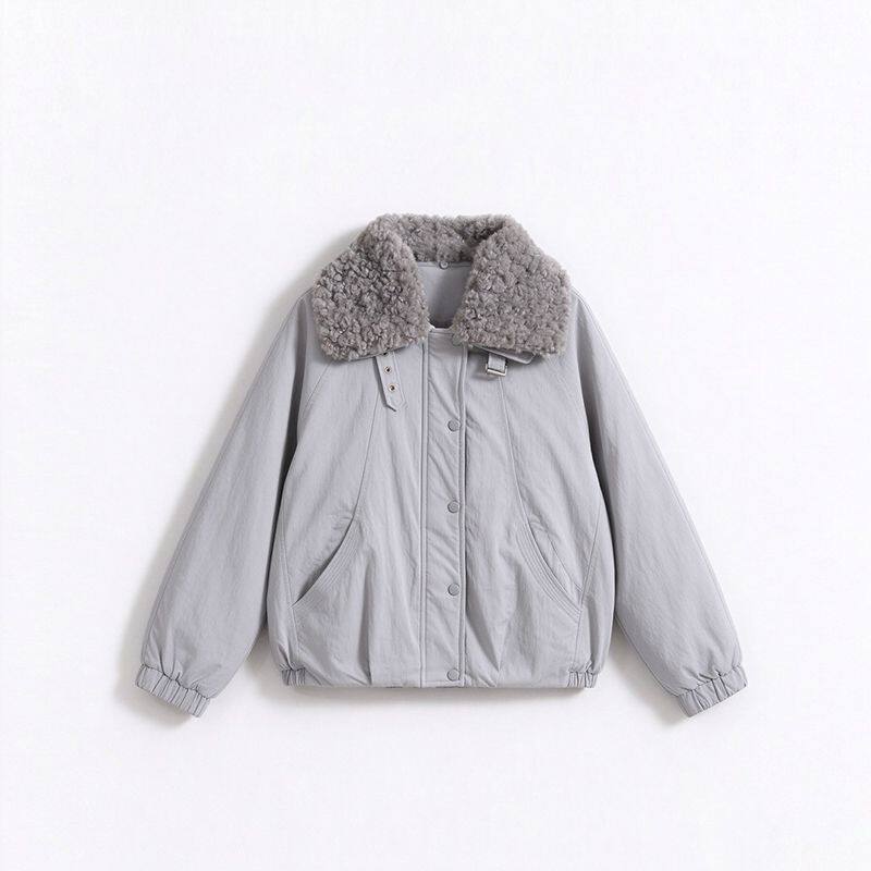 女童外套秋冬季新款中大儿童装加绒加厚棉服女孩休闲防风保暖棉衣