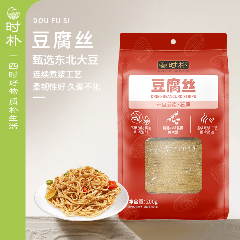 时朴豆腐丝200g