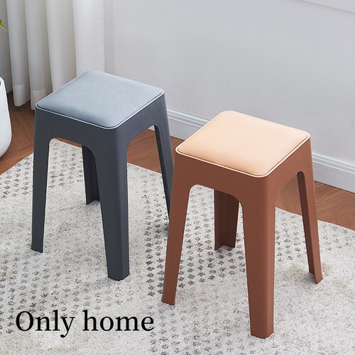 塑料凳子软包简约加厚可叠放