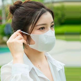 口罩3d立体男女新款 一次性成人黑色白色ins高颜值不勒耳防晒防尘