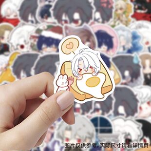爆款月影别墅Q版可爱贴纸卡通创意周边手机二次元diy装饰贴画防水