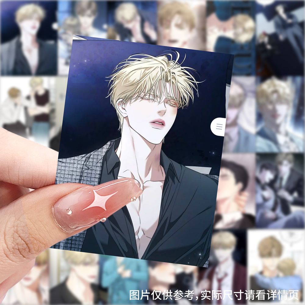 126张韩漫贴纸动漫女主装饰标签