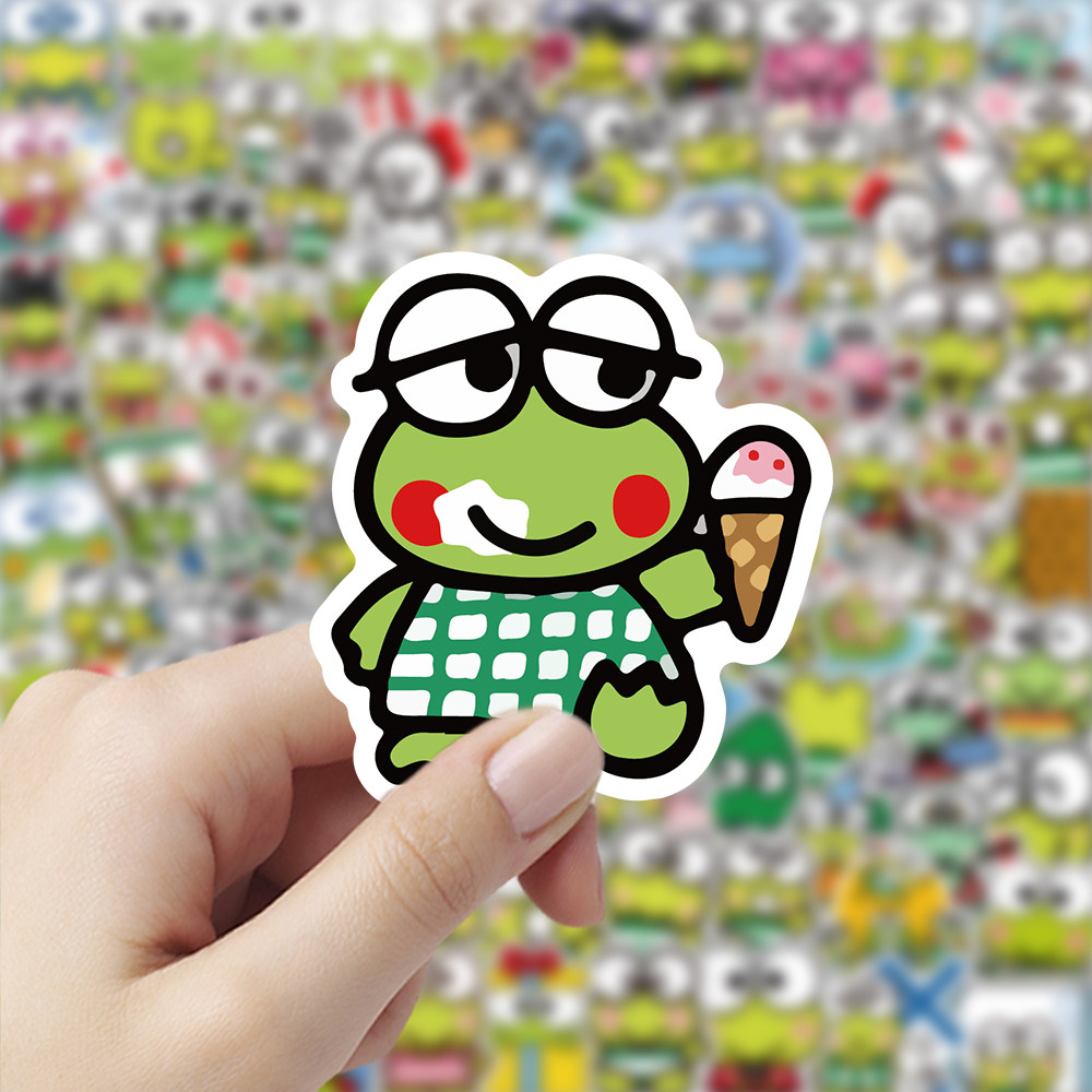 103张大眼蛙贴纸卡通Q版小图案装饰手账行李箱标签素材防水自粘贴,文具电教/文化用品/商务用品,贴纸/立体贴纸,淘宝优惠券,粉丝福利购,淘宝优惠卷