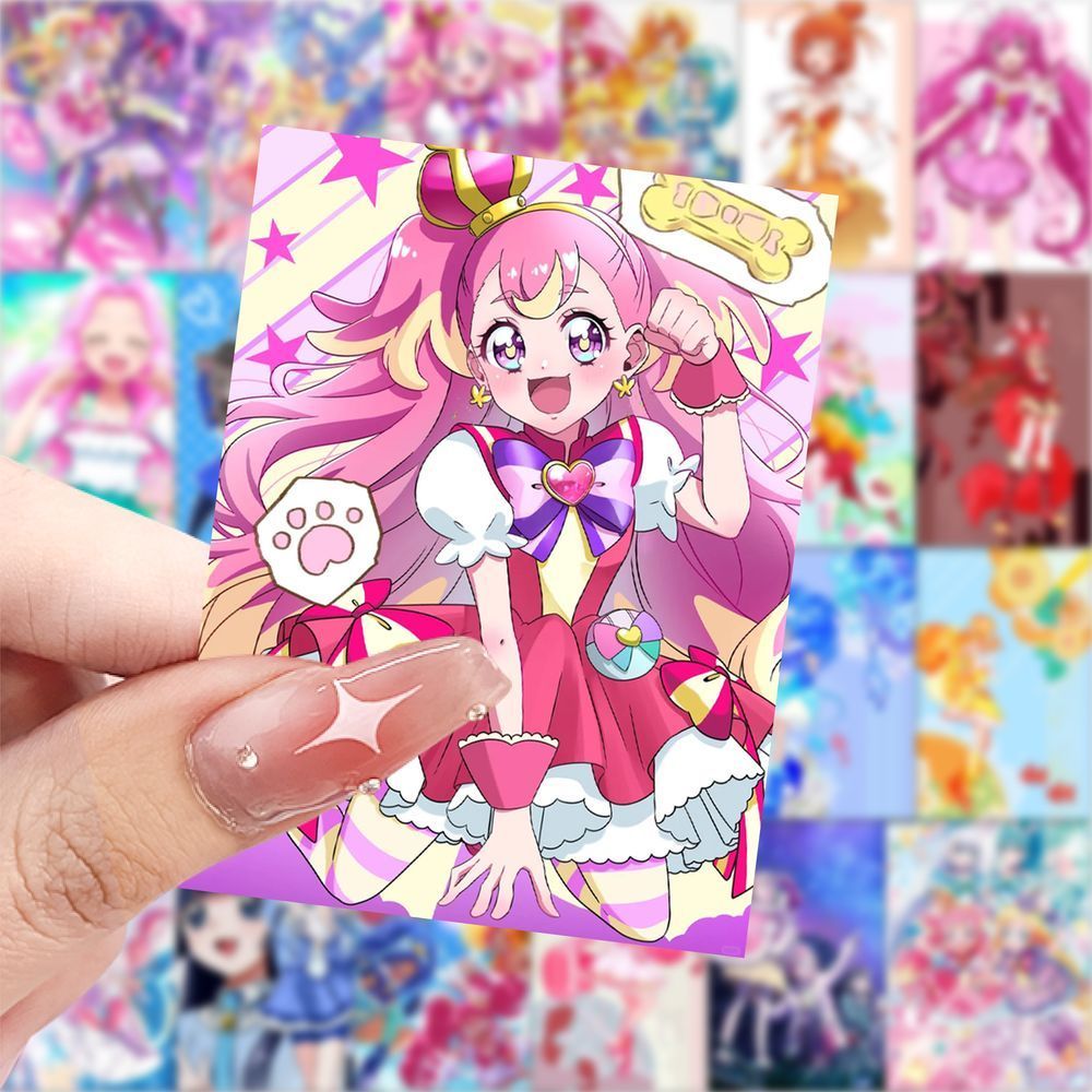 188张动漫光之美少女贴纸卡通二次元笔记本贴画手机手账装饰贴纸