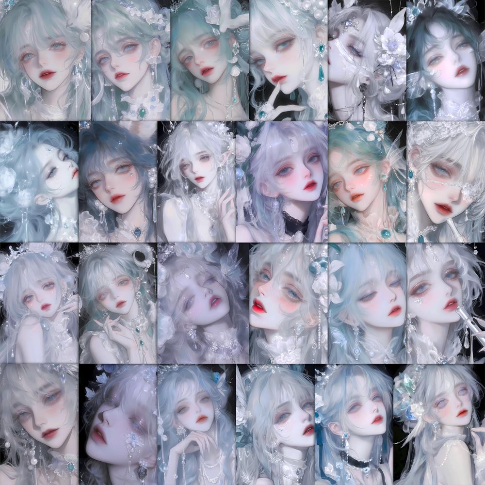 63张al漫画贴纸二次元动漫人物装饰手机壳笔记本电脑防水diy贴画