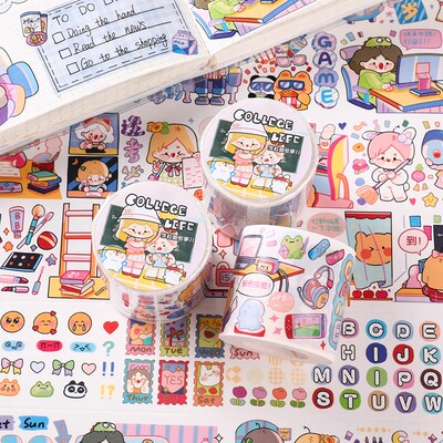 豆芽酱胶带新品限定手帐本和纸贴