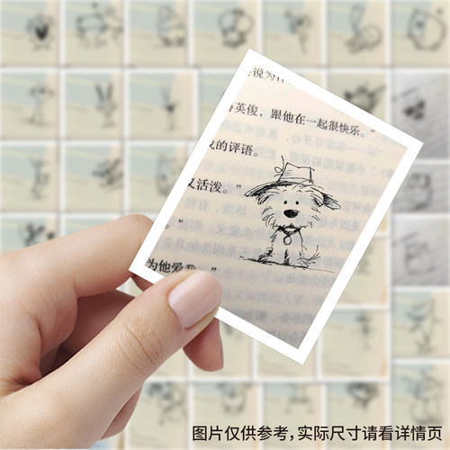 103张简笔画小动物贴纸