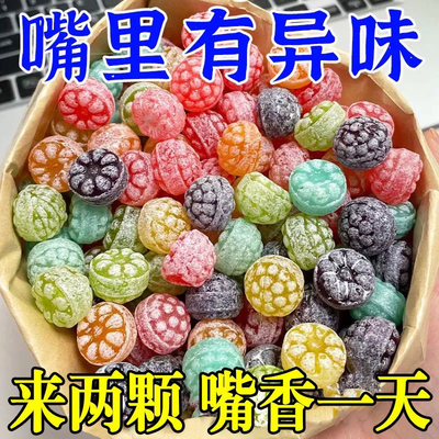 高颜值花瓣水果硬糖儿童零食硬糖