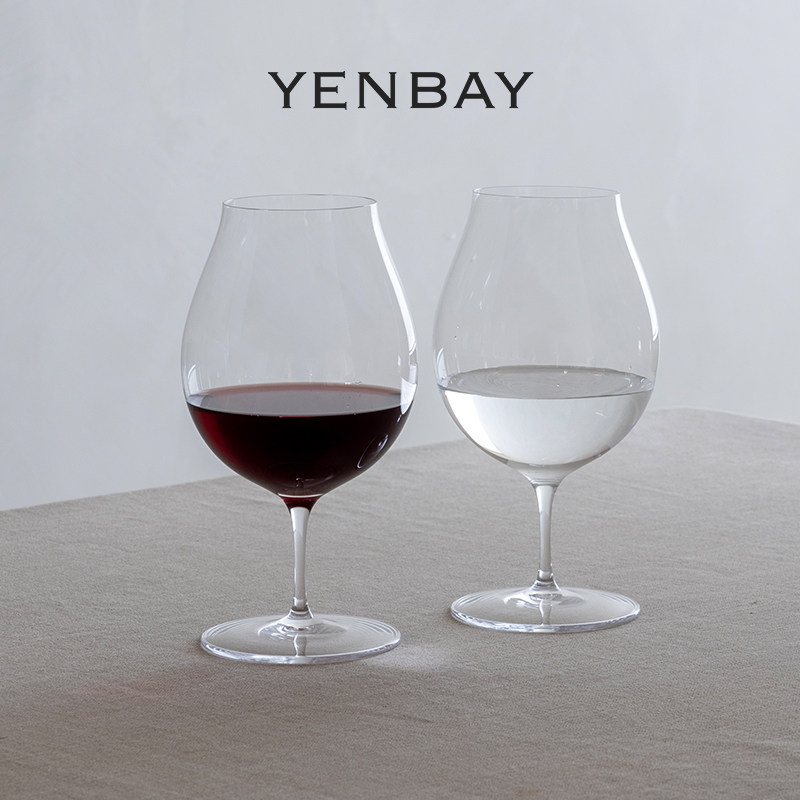 YENBAY Dashi专业葡萄酒杯勃艮第杯超薄波尔多杯威士忌杯闻香杯