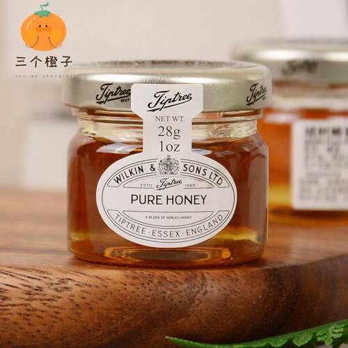 缇树纯蜂蜜果酱28g*72瓶整箱 英国进口Tiptree结婚婚礼伴手礼喜蜜
