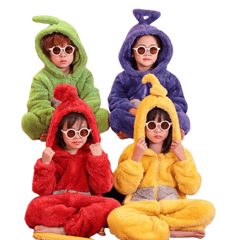 儿童天线宝宝珊瑚绒睡衣