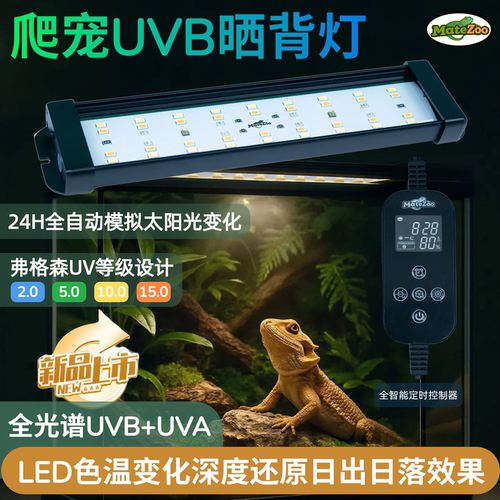 全智能定时uvb灯乌龟晒背补钙灯